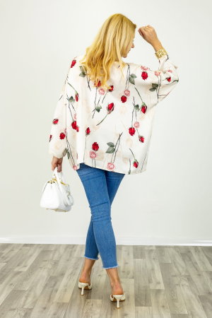 Bluza dama eleganta si feminina cu imprimeu floral [1]