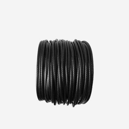 Brățări - Bratara magnetica cu multe siruri inegale, neagra