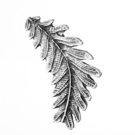 Broșe - Brosa din ZAMAC sub forma de laur, simbol al succesului si pacii