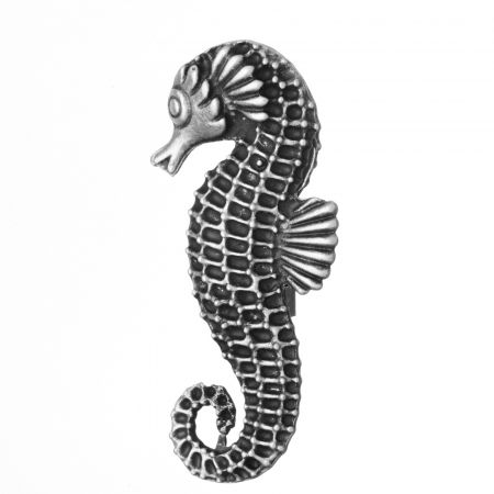 Broșe - Brosa din ZAMAC sub forma de calut de mare, simbol al rabdarii si perseverentei