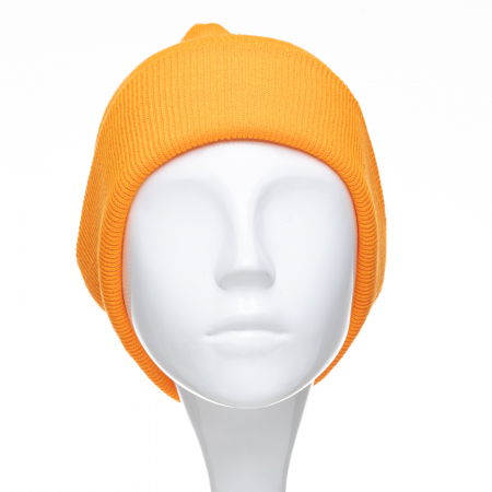 Caciula model clasic tricotat, dublata in interior, portocaliu [1]