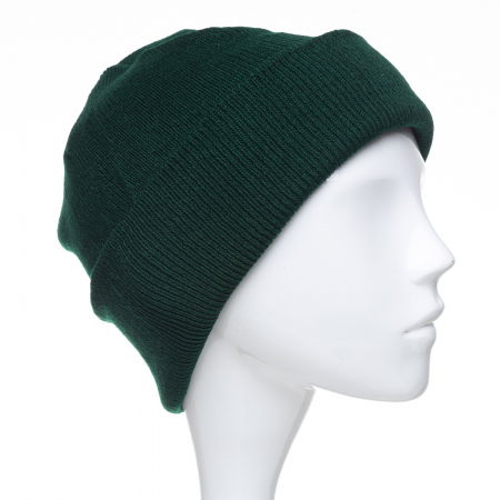 ACCESORII DAMĂ - Caciula model clasic tricotat, dublata in interior, verde inchis