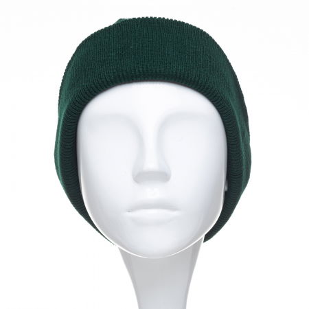 Caciula model clasic tricotat, dublata in interior, verde inchis [1]