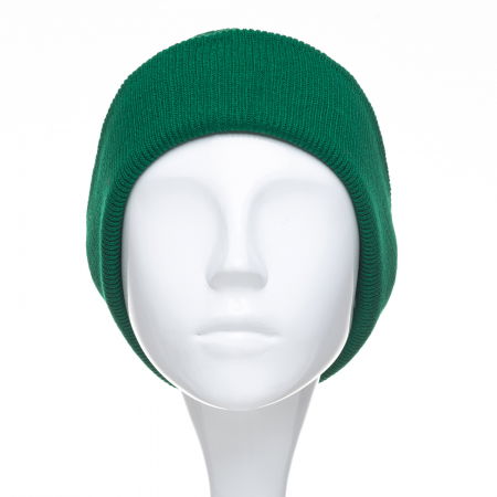 Caciula model clasic tricotat, dublata in interior, verde [1]