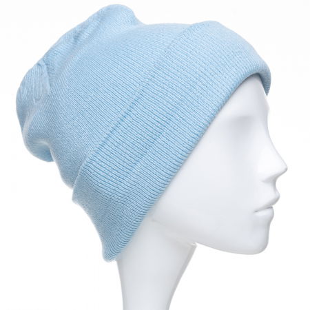 ACCESORII DAMĂ - Caciula unisex model clasic tricotat, dublata in interior, bleu