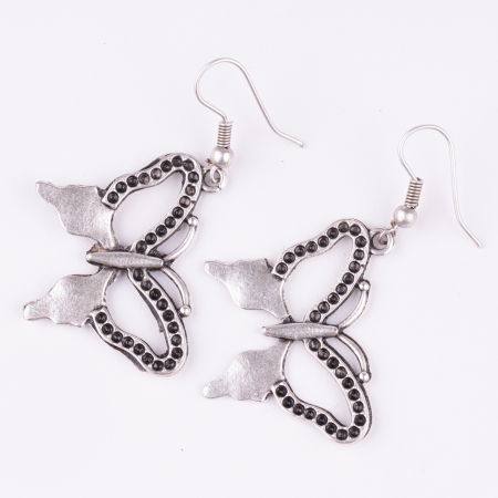 Cercei fluturas din zamac [2]