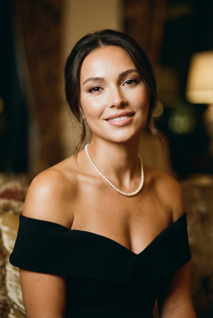 Colier la baza gatului din perle naturale de cultura, rotunde de 5 mm– lungime 40 cm [4]