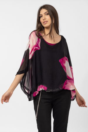 Curea metalica argintie 2.5 cm,  impletitura flexibila [5]