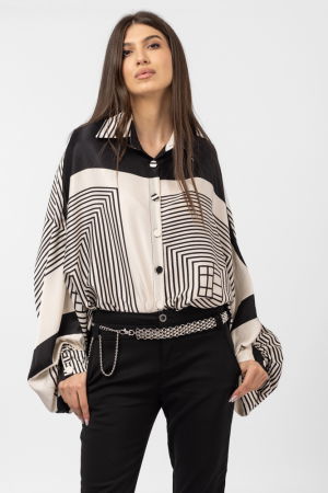 Curea metalica argintie 2.5 cm,  impletitura flexibila [6]