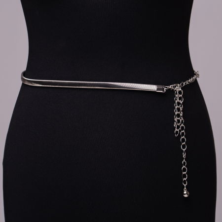 Curele & Centuri - Curea metalica argintie