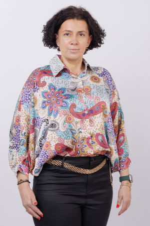 Curea metalica aurie 2.5 cm,  impletitura flexibila [2]