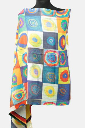 Esarfa cashmere cu fir de lurex, doua fete imprimata cu reproducere dupa " Visul" lui Picasso [1]