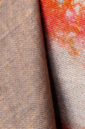 Esarfa cashmere cu fir din lurex, nuante de portocaliu Galaxy [1]