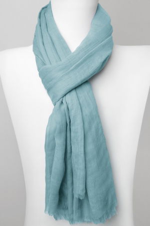 Eșarfe Uni - Esarfa dreptunghiulara din matase si vascoza, tucoaz prafuit