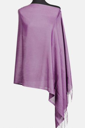 Eșarfe tip Cashmere - Esarfa dreptunghiulara lila din material tip cashmere