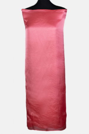 Esarfa dreptunghiulara roz intens, din matase