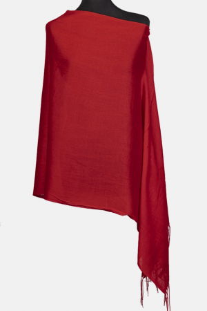 Eșarfe tip Cashmere - Esarfa bordo din cashmere subtire dreptunghiulara