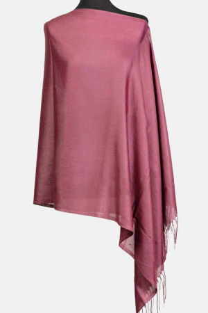 Eșarfe tip Cashmere - Esarfa roz inchis din cashmere subtire dreptunghiulara