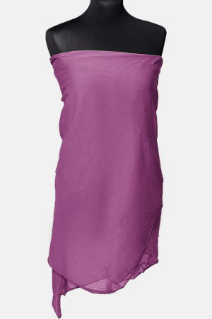 Eșarfe din Mătase - Esarfa magenta, dreptunghiulara, in colturi alungite, din bumbac si matase