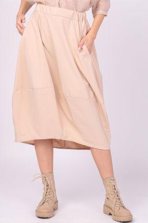 Fusta lalea din tafta bej [3]