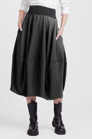 Fusta lalea din vascoza gri sare si piper [1]