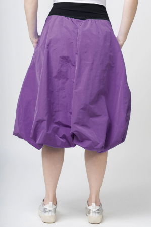 Fusta mov midi, tip gogosar, din tafta [3]