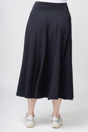 Fusta neagra in clini, lunga, din vascoza (88 cm) [2]