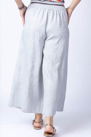 Fusta pantalon bej casual, din in, cu o curea fancy [2]