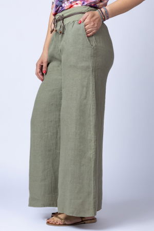 Fusta pantalon kaki casual, din in, cu o curea fancy [1]