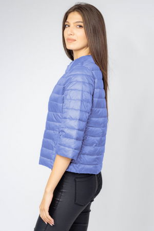 Geaca scurta, cu maneci 3/4, bleu [1]