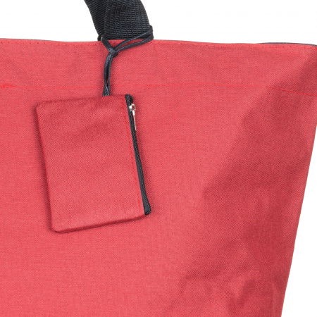 Geanta de weekend rosie din material textil panzat [2]