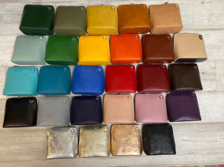 Geanta crossbody, mov inchis, din piele naturala [7]