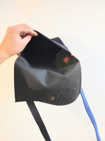 Geanta multicolora din piele naturala ,cu dalie [1]