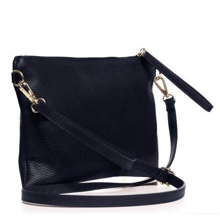 Geanta plic crossbody bleumarin, din piele naturala [1]