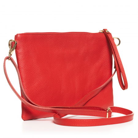 Geanta plic crossbody rosie, din piele naturala [2]