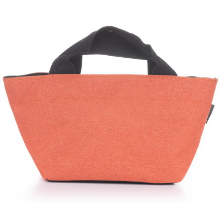 Borsete - Gentuta cosmetice din material textil panzat, portocalie