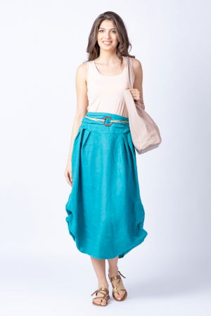 Geanta shopper roz prafuit din piele naturala [4]