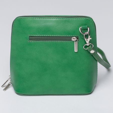 Geanta crossbody, verde, din piele naturala [1]