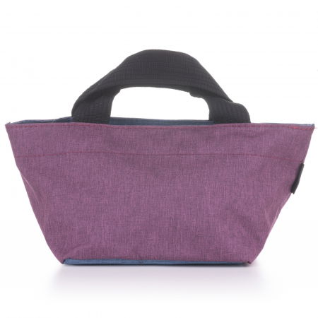 Borsete - Gentuta cosmetice din material textil panzat, mov