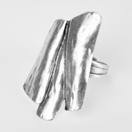 Cercei din zamac cu forma rectangulara neregulata [1]