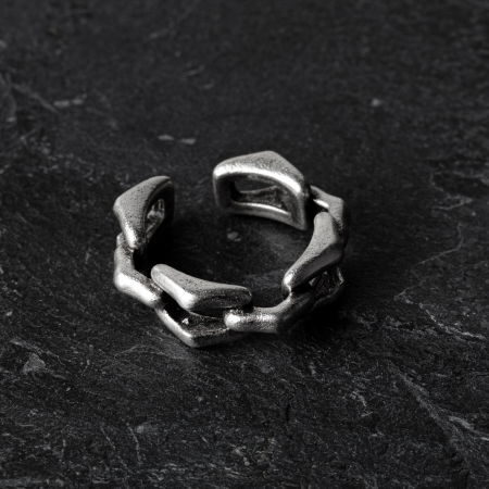 Inel reglabil din zamac cu zale colturi [2]