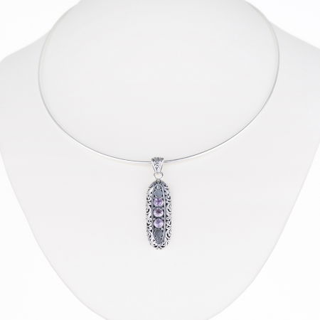 Lant semirigid cu forma anatomica, din argint 925 [2]