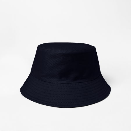 Palarie unisex cu doua fete, bleumarin inchis si negru, din bumbac [2]