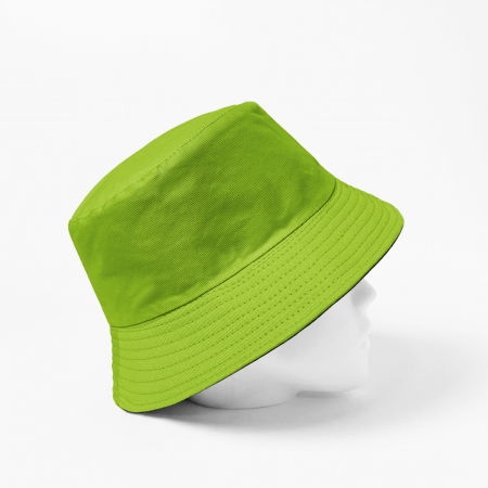 Palarie unisex cu doua fete verde praz si negru, din bumbac [1]