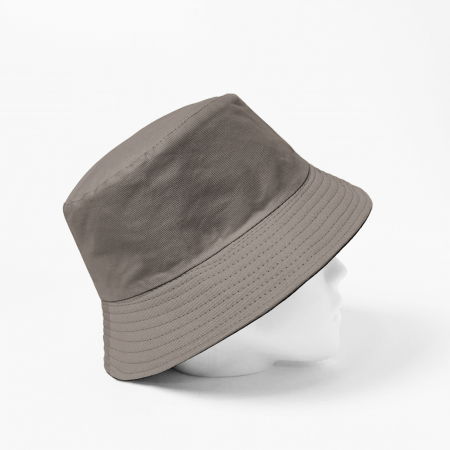 Palarie unisex cu doua fete, gri si negru, din bumbac [1]