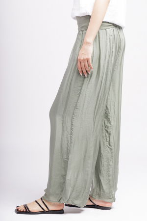 Pantaloni kaki din matase si vascoza,, tip salvari [1]