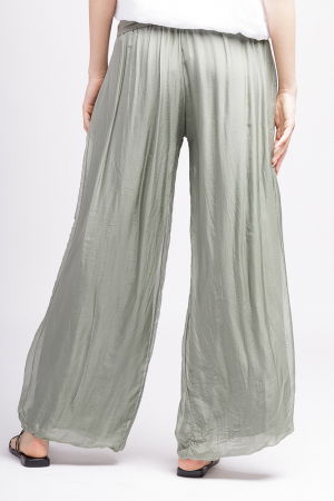 Pantaloni kaki din matase si vascoza,, tip salvari [2]