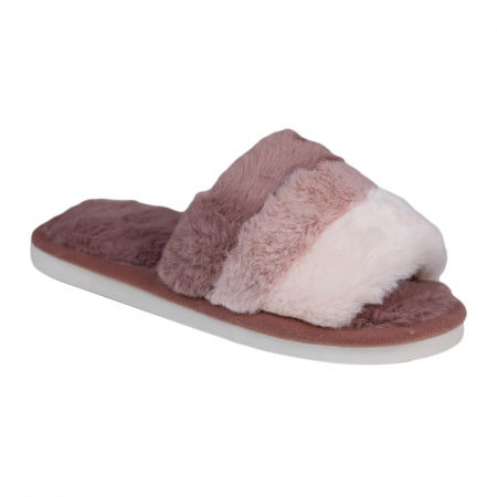 Papuci de Casă - Papuci de casa cu trei nuante de roz