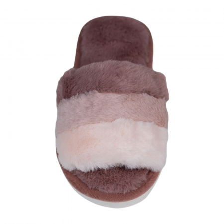Papuci de casa cu trei nuante de roz [1]