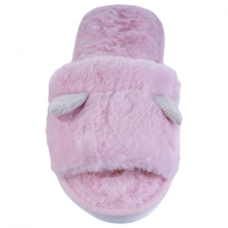 Papuci de casa roz cu urechiuse mici [1]